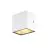 SLV Sitra Cube Luce Da Parete Aluminium Bianca 11W 1270lm - 840 Bianco Freddo | Esterni - IP65
