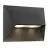 Nordlux Pontio Luce Da Parete Aluminium Nero | IP54 - Adatto per 2x GU10