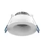 Noxion Faretti LED Ares Profondo Bianca 6W 540lm 927-940 3CCT - con Inner Il Anello Bianca| Ritaglio 68mm