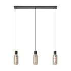 Eglo Luce Pendente Maione Acciaio Nero | IP20 - Adatto per 3x E27 